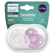 Пустышка силиконовая Soothie, 0-6 месяцев Philips