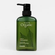 Японский органический шампунь  для жирных волос мужской SCALPD Organic OILY 350 ANGFA
