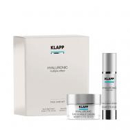 Набор "Гиалуроник Крем и Сыворотка" Hyaluronic Face Care Set KLAPP Cosmetics
