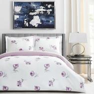 Постельное Белье Simple Living Сатин 1,5 Сп. 160x220 Eva Сиреневый Arya home collection