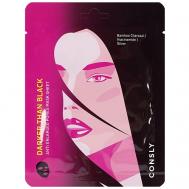 Маска тканевая против расширенных пор Darker Than Black 25 Consly