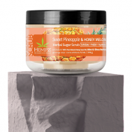 Cкраб сахарный для тела Ананас и Медовая Дыня/Sweet Pineapple & Honey Melon Herbal Sugar Scrub 176 Hempz
