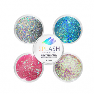 Набор глиттер-геля для лица, тела и волос 4шт UNICORN Splash