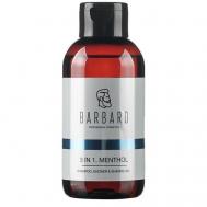 Гель для душа 3 в 1 MENTHOL 250 Barbaro