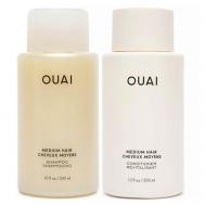 Шампунь + кондиционер для волос средней толщины Medium Hair Bundle OUAI