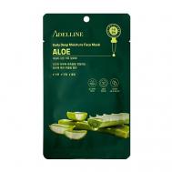 Увлажняющая и успокаивающая маска с экстрактом алое  20 Adelline