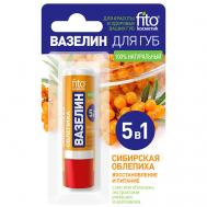 Вазелин для губ «Сочная клюква» от обветривания Fito косметик