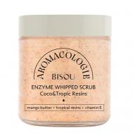 Взбитый энзимный скраб для тела Кокос-Тропические смолы 250 Bisou