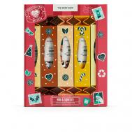 Подарочный набор бальзамов для рук Hug & Squeeze The Body Shop