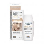 Солнцезащитное средство с цветом Foto Ultra Active Unify SPF 50+ 50 Isdin
