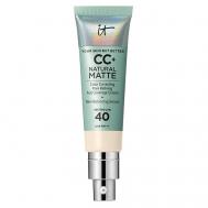 CC+ крем с матовым финишем и SPF40 Your Skin But Better Natural Matte IT Cosmetics