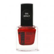 Ультрастойкий лак с гель-эффектом Малиновый красный №032 EMI