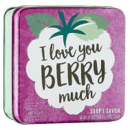 Мыло в декоративной мыльнице I Love You Berry Much 100 SCOTTISH FINE SOAPS