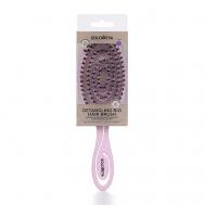 Подвижная био-расческа для волос c натуральной щетиной Detangling Bio Hair Brush SOLOMEYA