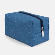 Косметичка джинсовая со стразами JILLAS