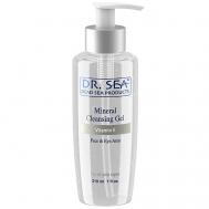 Очищающий минеральный гель для лица и глаз с минералами Мертвого моря и витамином Е 210 DR.SEA