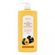 Гель для душа с авокадо и оливы FRUIT AVOCADO & OLIVE BODY CLEANSER 1000 LEBELAGE