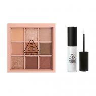 Набор: Палетка теней для век Multi Eye Color Palette + Блестящая подводка для глаз Eye Switch 3ce