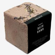 Бомбочка для ванны "Миндаль" с морской солью, шиммером и сухоцветами Solace