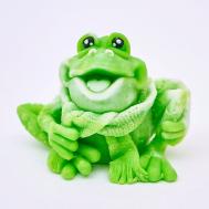 Мыло лягушка в шарфе 100 SKUINA