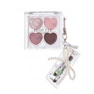 Компактные тени-брелок Blooming Series 4 Color FLORTTE