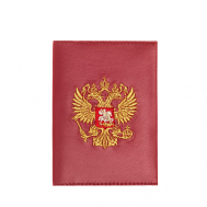 Обложка для паспорта кожа нат Мод 538 Рис 1741 ТОРЖОКСКИЕ ЗОЛОТОШВЕИ