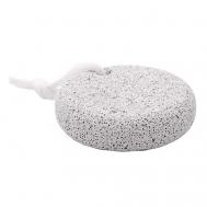 Пемза для педикюра, круглая, с веревкой, натуральный камень Kaizer