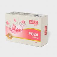 Мыло туалетное РОЗА 100 AYUR PLUS