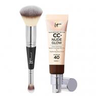 СС-крем CC+ Nude Glow SPF 40 с кистью №7 IT Cosmetics