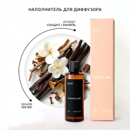 Наполнитель для диффузора —  Сандал и Ваниль N.021 100 AROMA WALL