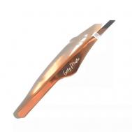 Пинцет для бровей скошенный LUCKY MASTER