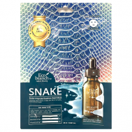 Ампульная тканевая маска со змеиным ядом 25 ECOBRANCH