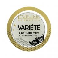 Хайлайтер для лица прессованный VARIETE EXTREME SHINE EFFECT 27 EVELINE