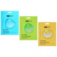 Набор тканевых масок для лица: c коллагеном, с центеллой, с пантенолом 3 ЮниLook