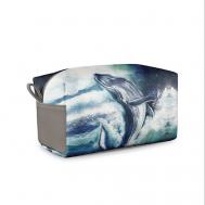 Косметичка женская большая кожаная Mahaon