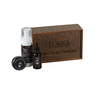 Подарочный набор для ухода за бородой и усами мужчине YUKKA СПА-МАСТЕРСКАЯ ОКСАНЫ МОРОЗ