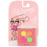 Детские тени для век палетка 4 цвета BY BUNNY