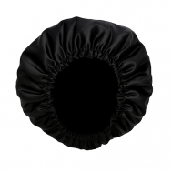 Шапочка для сна атласная черная Wellness Ultracare