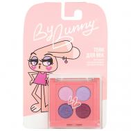 Детские тени для век палетка 4 цвета BY BUNNY