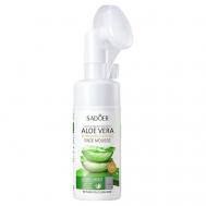 Пенка для лица очищающая с соком алоэ вера и мягкой щеточкой 120 SADOER