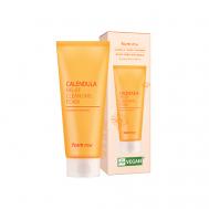 Тонизирующая пенка для лица с календулой Calendula Relief Cleansing Foam 180 FARMSTAY