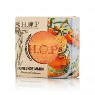 Мыло Полезное  "С ОБЛЕПИХОЙ" (восстанавливающее). 80 HOPMILL