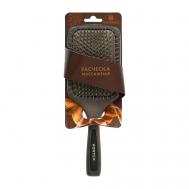 Расческа деревянная, массажная, с пластиковыми зубчиками Vortex