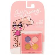 Детские тени для век палетка 4 цвета BY BUNNY