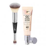 СС-крем CC+ Nude Glow SPF 40 с кистью №7 IT Cosmetics