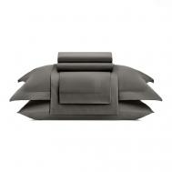Постельное белье Vip из Oднотонного Сатина Семейное 160x220 Бежевый Arya home collection