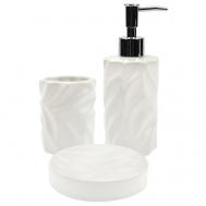 Набор для ванны «Line» (диспенсер,стакан,мыльница) Nd Play