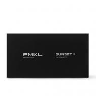 Нежно-розовые румяна и светлый бронзер SUNSET face palette PMKL
