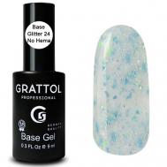 Каучуковая гель база поталь для ногтей Grattol