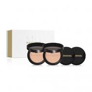 Тональный кушон Luxury Caviar Flawless Cushion, 2 сменных блока MAOGEPING